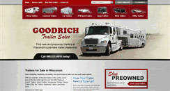 Desktop Screenshot of goodrichtrailers.com